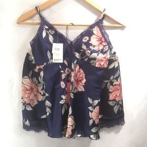 Floral sleeper set